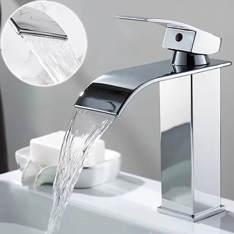 Home Bathroom Wash Basin - Bathroom Home Waterfall Wash Copper Core