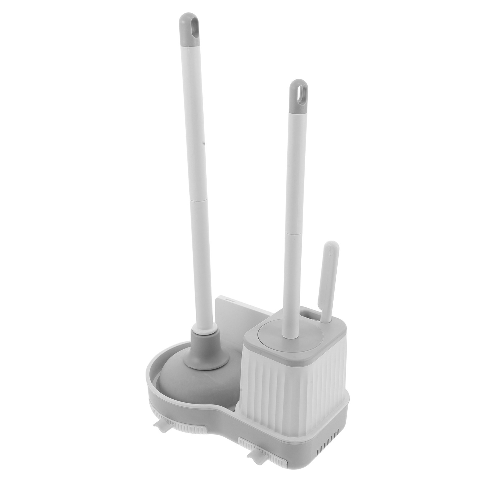 Home Bathroom Cleaning Kit - 1Set Toilet Brush Set Wall-Mounted Design