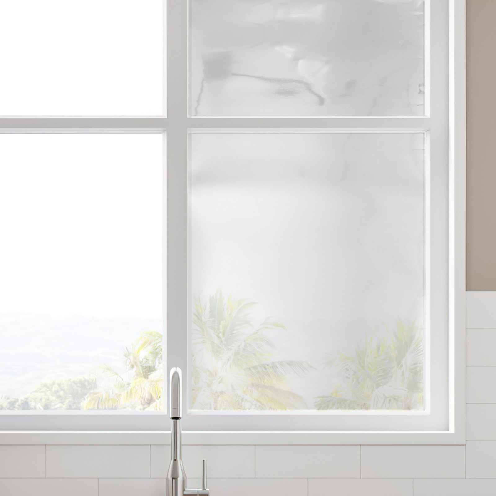 Home Bathroom Window Tint - One Way Window Privacy Film Reflective