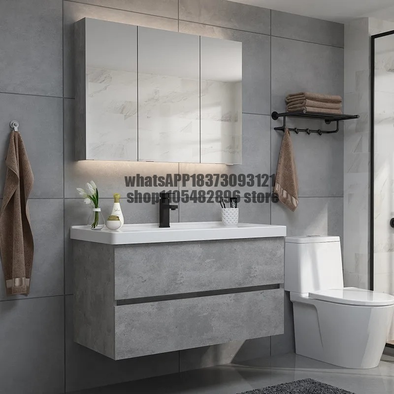 Home Bathroom Wash Basin - Furniture Home Modern Minimalist Bathroom Cabinet