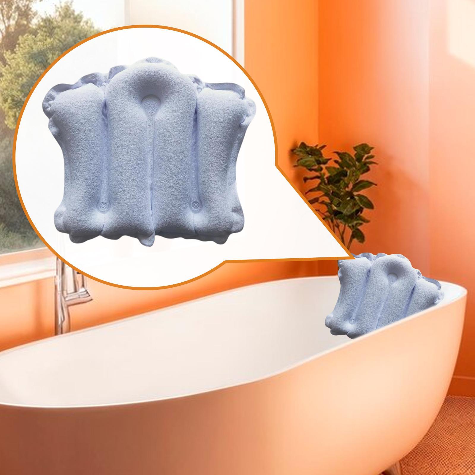 Inflatable Bath Pillow, Quick  - огляд і ціна Bathtub Pillow Inflatable