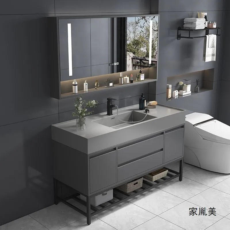 Solid Wood Bathroom Vanity wit - огляд і ціна Home Bathroom Wash Basin