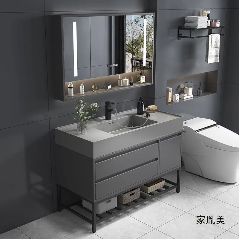 Solid Wood Bathroom Vanity wit - огляд і ціна Home Bathroom Wash Basin