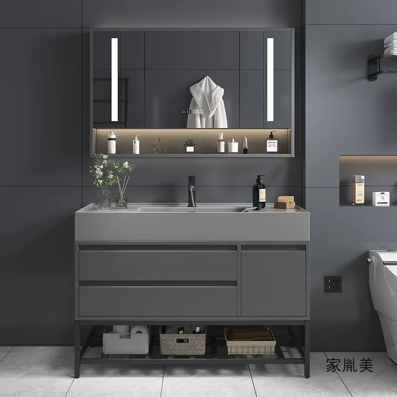 Solid Wood Bathroom Vanity wit - огляд і ціна Home Bathroom Wash Basin