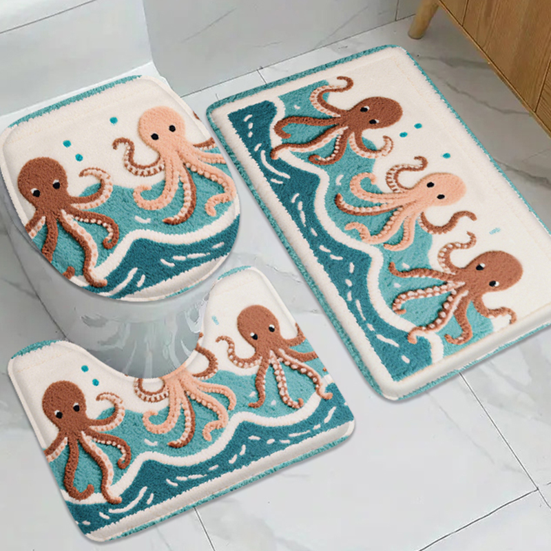 Beach starfish printed home ma - огляд і ціна Home Bathroom Wash Basin