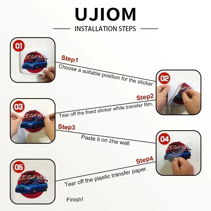 UJIOM Loona Wall Sticker Furry - огляд і ціна Home Bathroom Floor Tiles