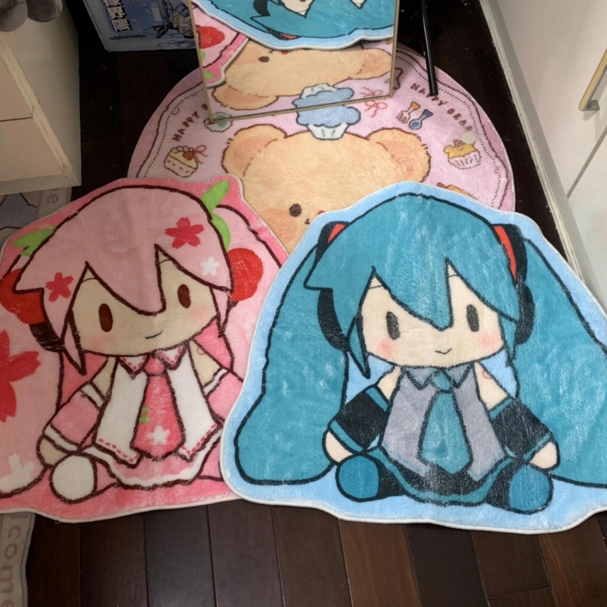 Kawaii Hatsune Miku Rug Anime  - огляд і ціна Home Goods Bathroom Mats