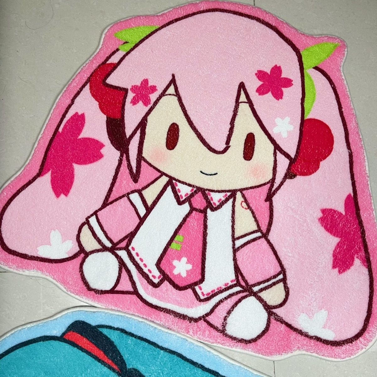 Kawaii Hatsune Miku Rug Anime  - огляд і ціна Home Goods Bathroom Mats