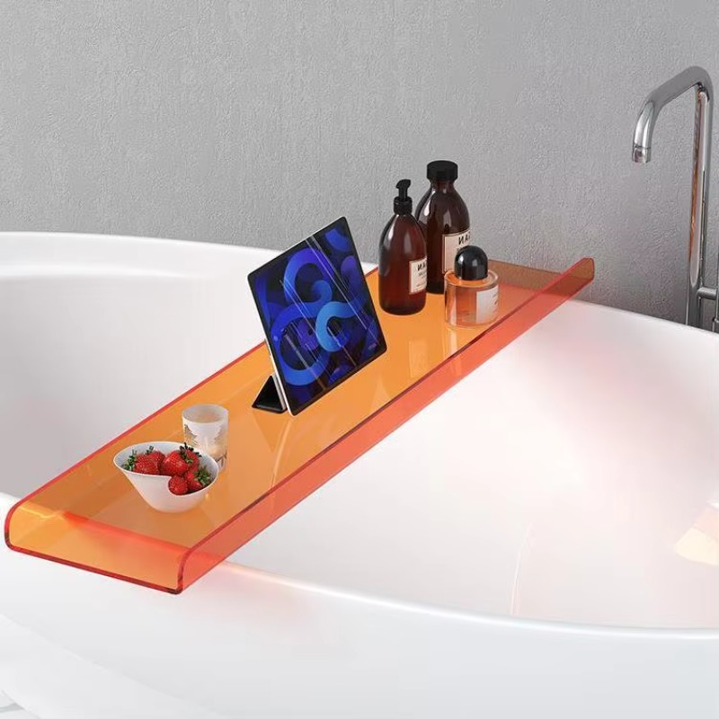 Acrylic Bathtub Caddy with Pho - огляд і ціна Bath Caddy Tray