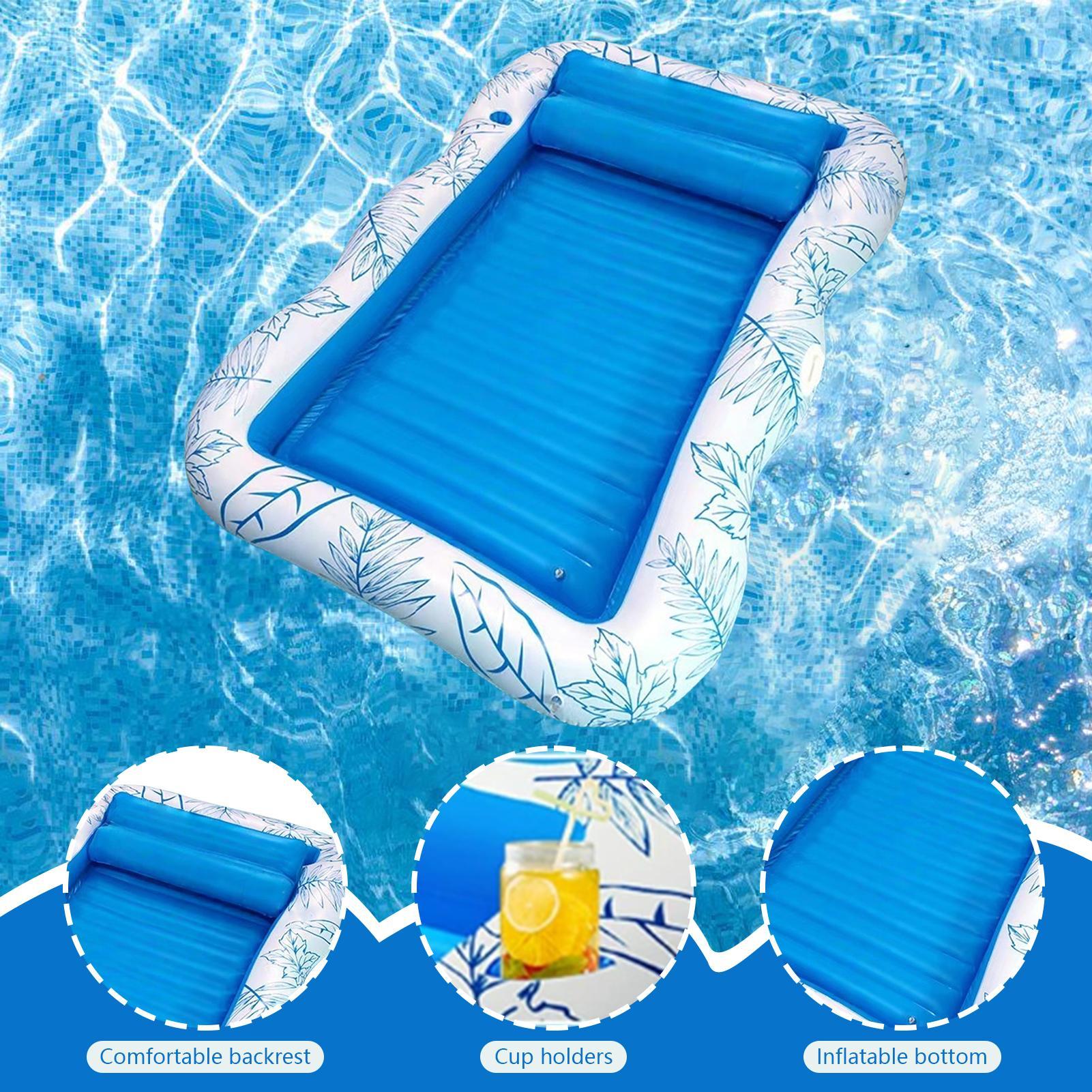 Inflatable Tanning Pool Blow u - огляд і ціна Bathtub Pillow Inflatable