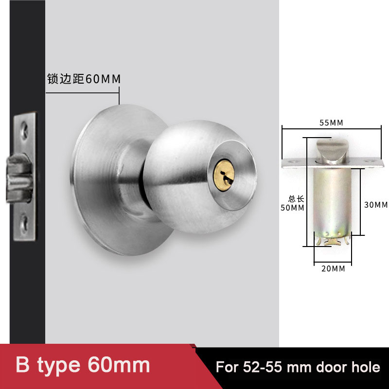 Aluminum Alloy Round Door Knob - огляд і ціна Home Bathroom Lock