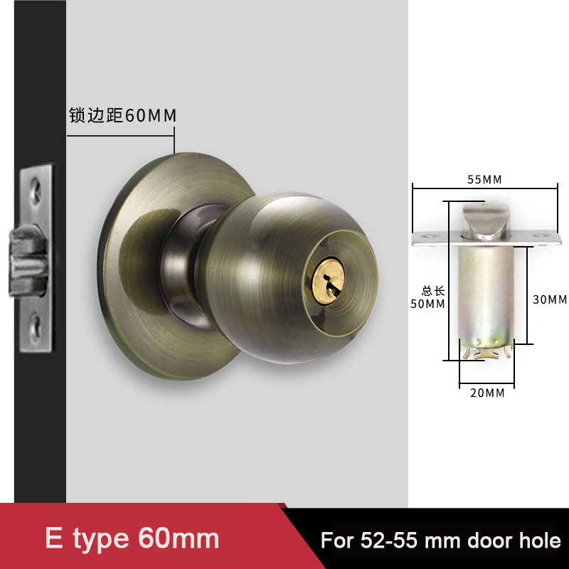 Aluminum Alloy Round Door Knob - огляд і ціна Home Bathroom Lock
