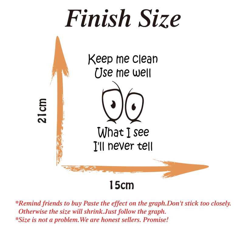 Funny Toilet Sticker Decal Kee - огляд і ціна Home Bathroom Floor Tiles