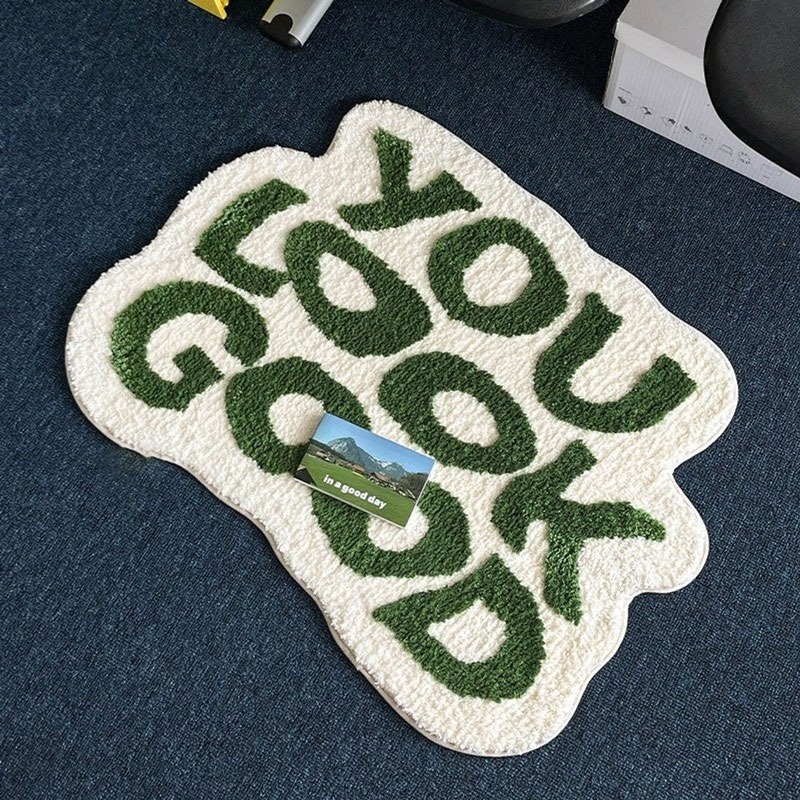 Tufted You Look Good Rug Custo - огляд і ціна Home Goods Bathroom Rugs