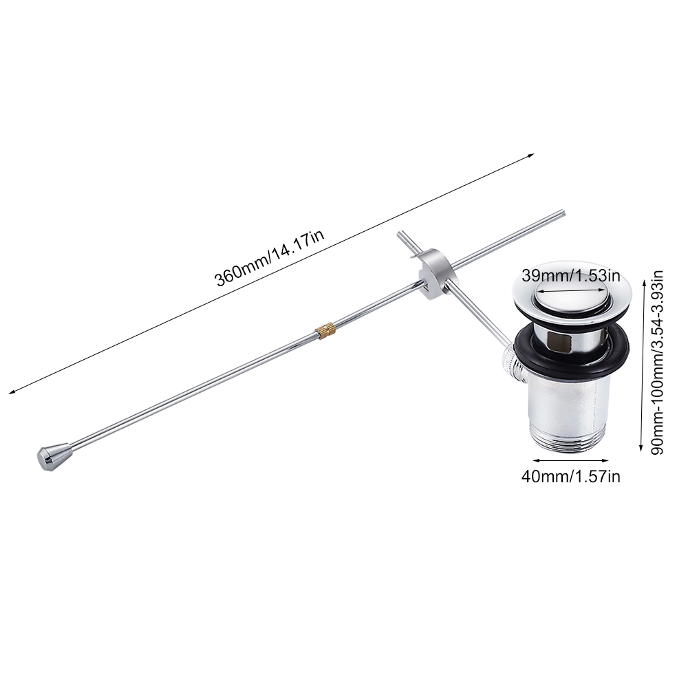 Pop Up Drain Lever Bathroom Si - огляд і ціна Home Bathroom Wash Basin