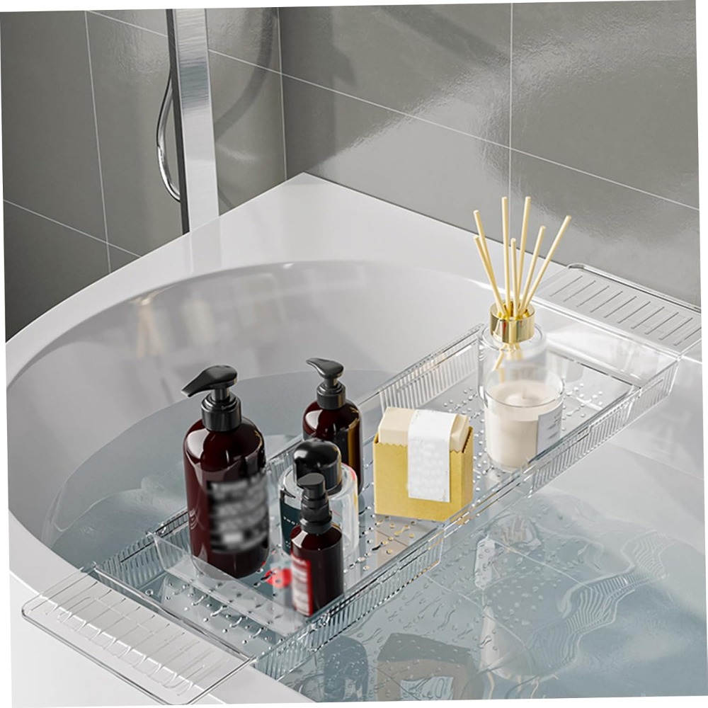 New Adjustable Bathtub Caddy T - огляд і ціна Bath Caddy Tray