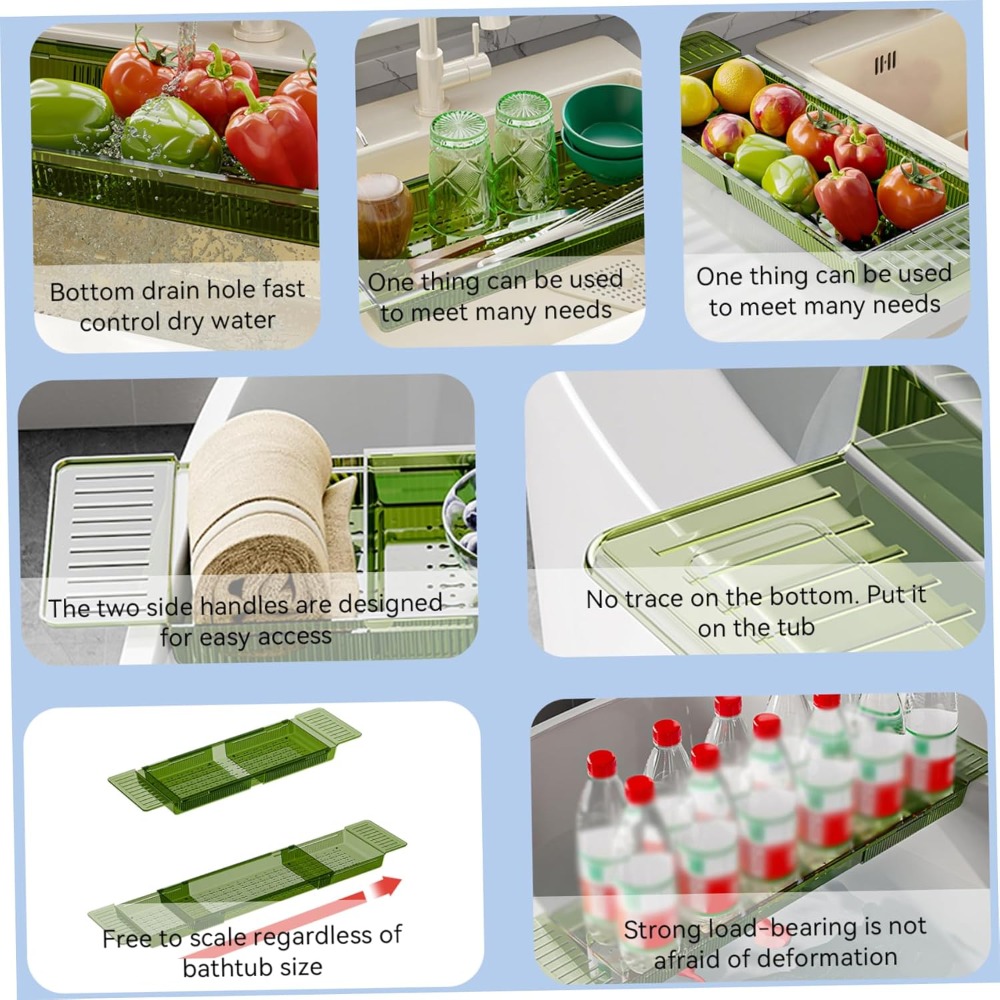 New Adjustable Bathtub Caddy T - огляд і ціна Bath Caddy Tray