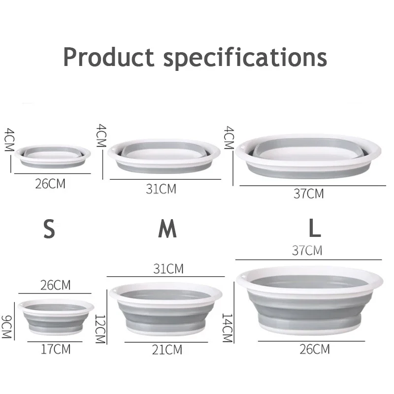 Plastic Folding Wash Basin, Po - огляд і ціна Home Bathroom Wash Basin