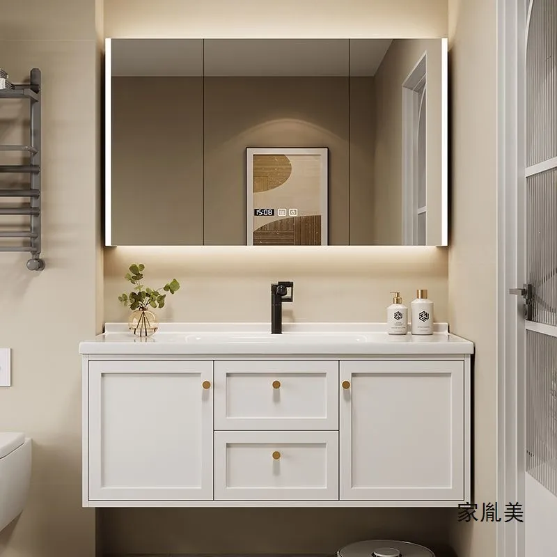French Cream Ceramic Smart Bat - огляд і ціна Home Bathroom Wash Basin