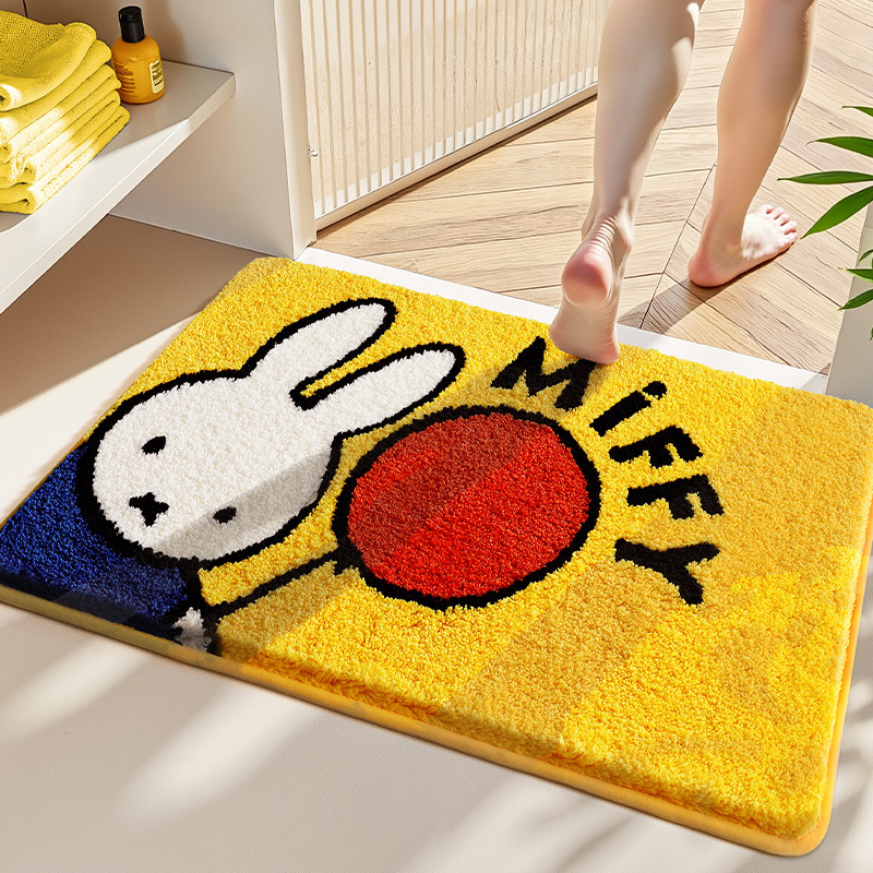 Kawaii Miffy Floor Mat Cartoon - огляд і ціна Home Goods Bathroom Mats