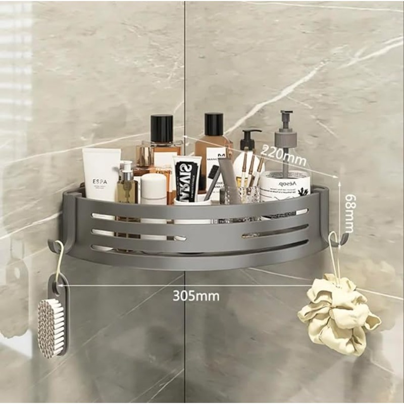 Adhesive or Drilling Corner Sh - огляд і ціна Bath Caddy Tray