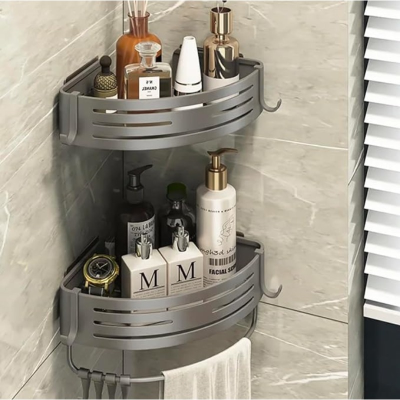 Adhesive or Drilling Corner Sh - огляд і ціна Bath Caddy Tray