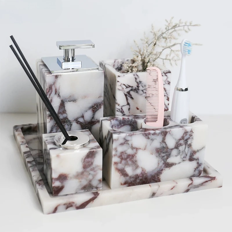 Luxury Natural Marble Tray, To - огляд і ціна Bath Caddy Tray