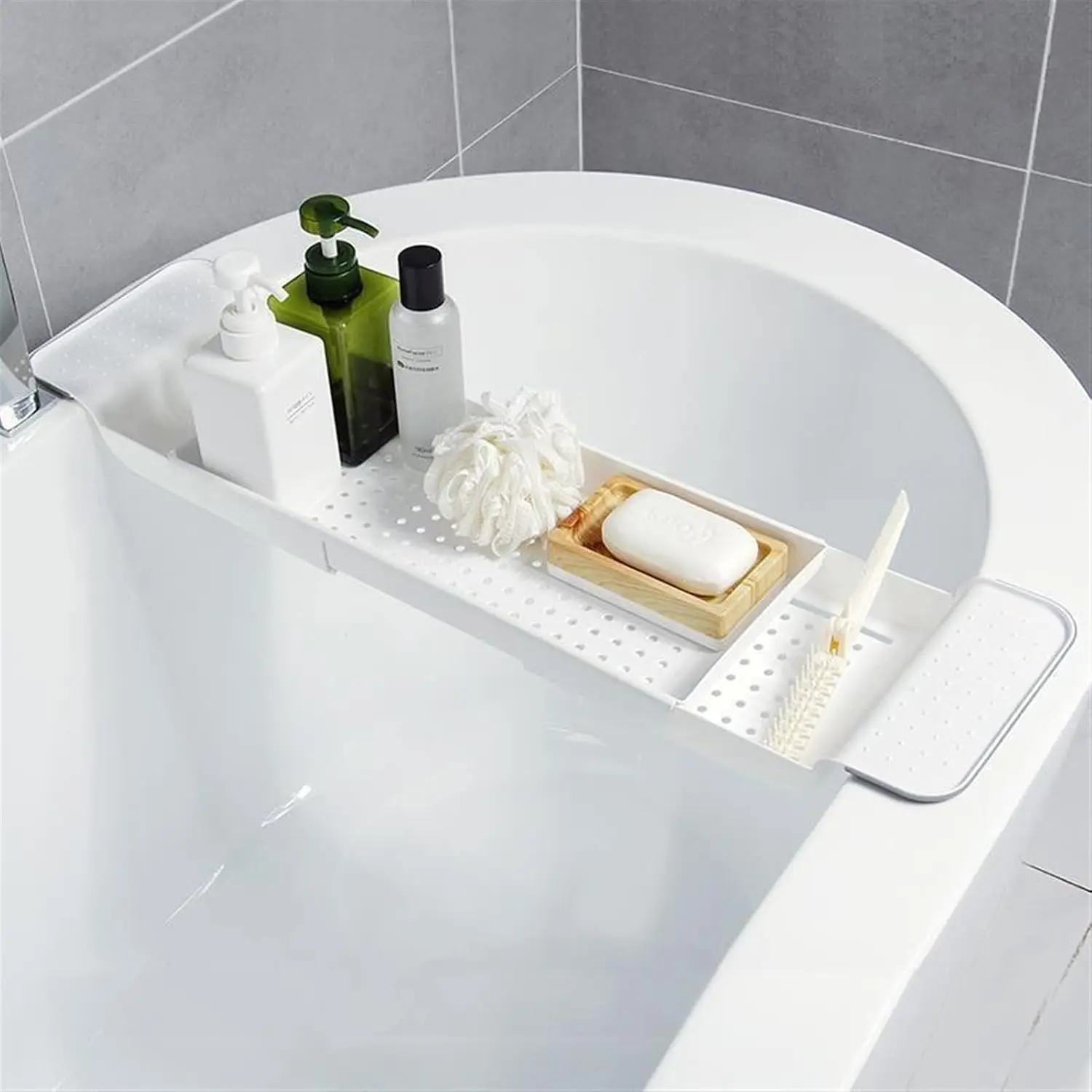 Bathtub Caddy Tray Extendable  - огляд і ціна Bath Caddy Tray