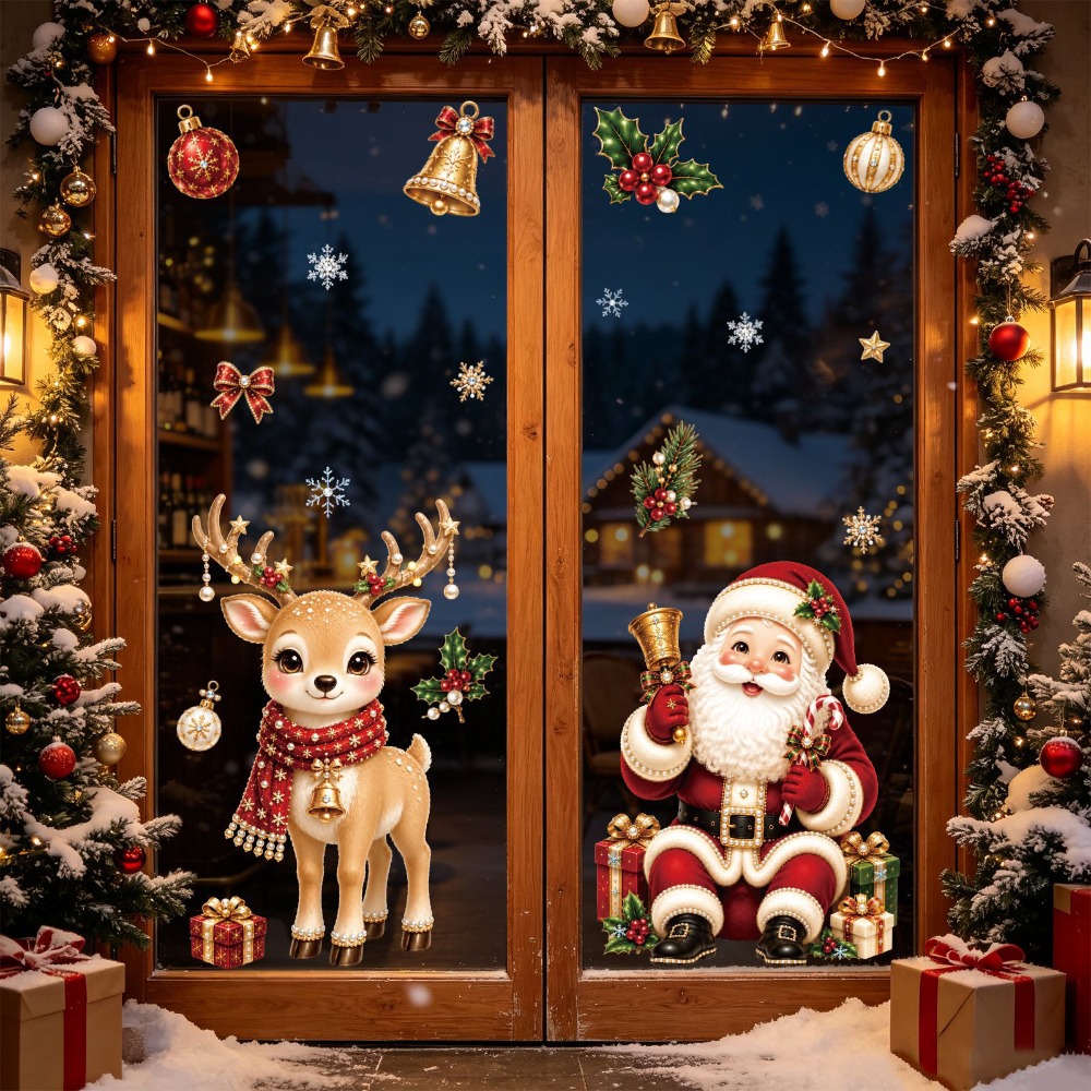 Christmas 2027 New Window Stic - огляд і ціна Home Bathroom Floor Tiles
