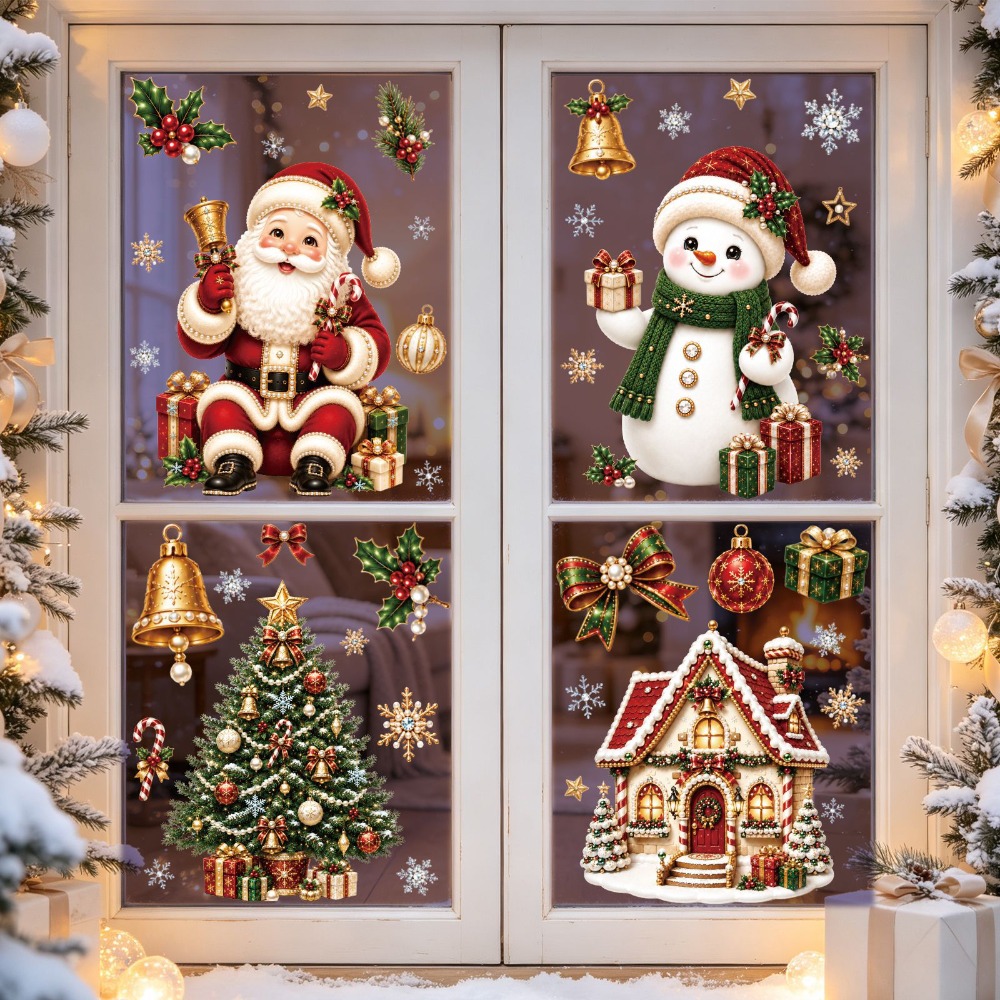 Christmas 2027 New Window Stic - огляд і ціна Home Bathroom Floor Tiles