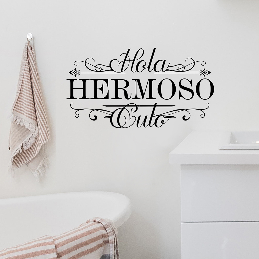 Spanish Funny Hola Heromoso To - огляд і ціна Home Bathroom Floor Tiles