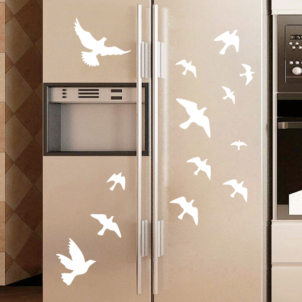 12Pcs/set Bird Wall Stickers H - огляд і ціна Home Bathroom Floor Tiles
