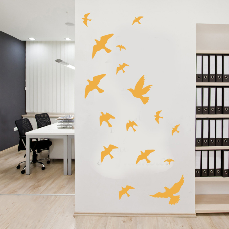 12Pcs/set Bird Wall Stickers H - огляд і ціна Home Bathroom Floor Tiles