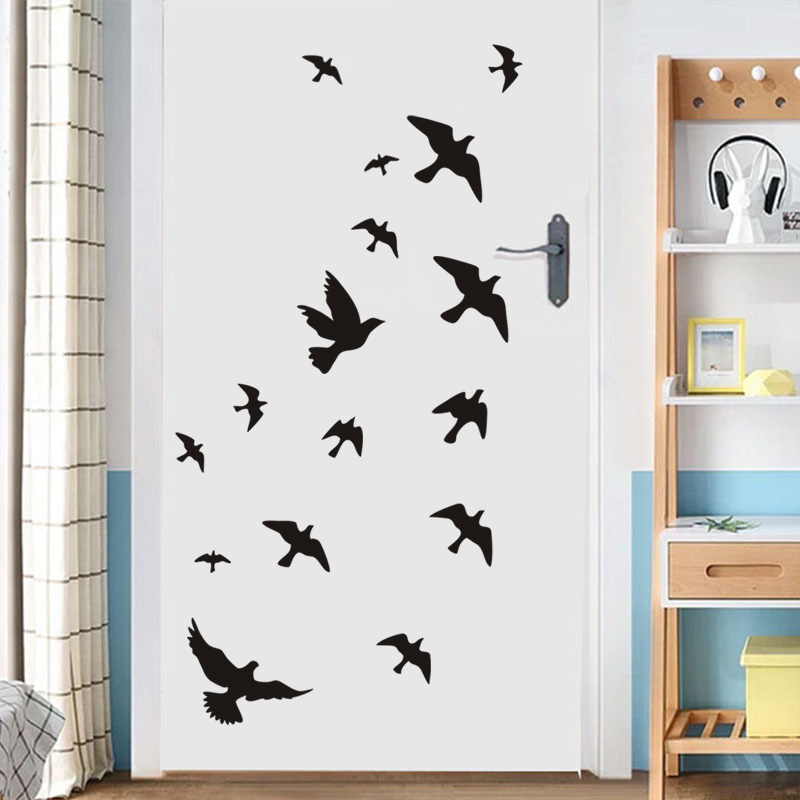 12Pcs/set Bird Wall Stickers H - огляд і ціна Home Bathroom Floor Tiles