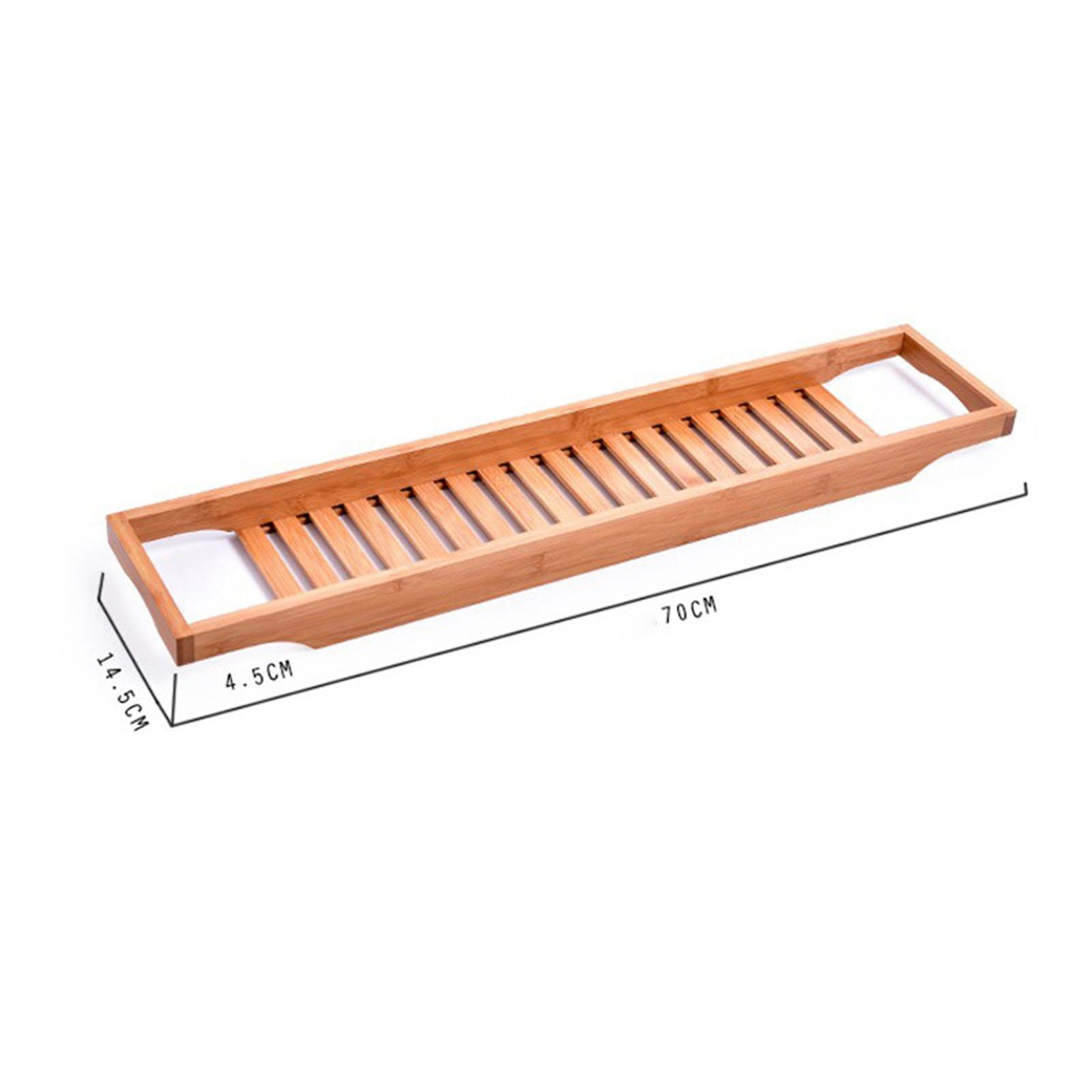Bamboo Bathtub Caddy Tray Show - огляд і ціна Bath Caddy Tray