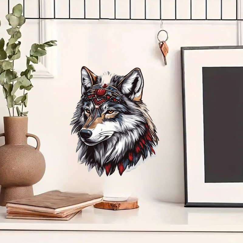 QT36# 1pc Cool Indian Wolf Sti - огляд і ціна Home Bathroom Floor Tiles