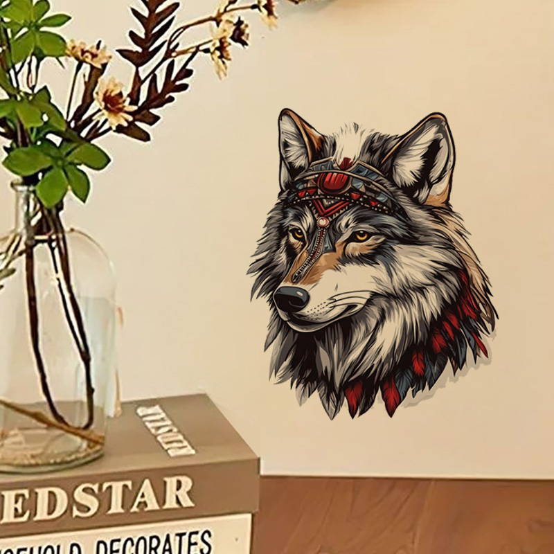 QT36# 1pc Cool Indian Wolf Sti - огляд і ціна Home Bathroom Floor Tiles