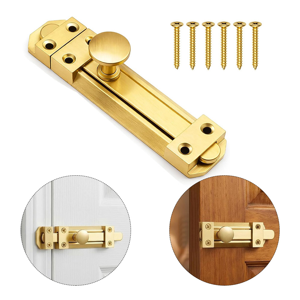 5 Inch Solid Brass Sliding Doo - огляд і ціна Home Bathroom Lock