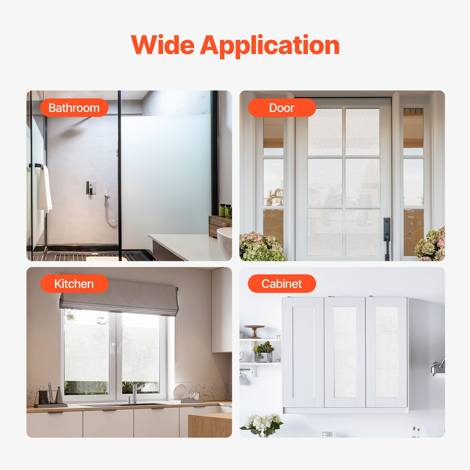 Window Privacy Film, Frosted G - огляд і ціна Home Bathroom Window Tint
