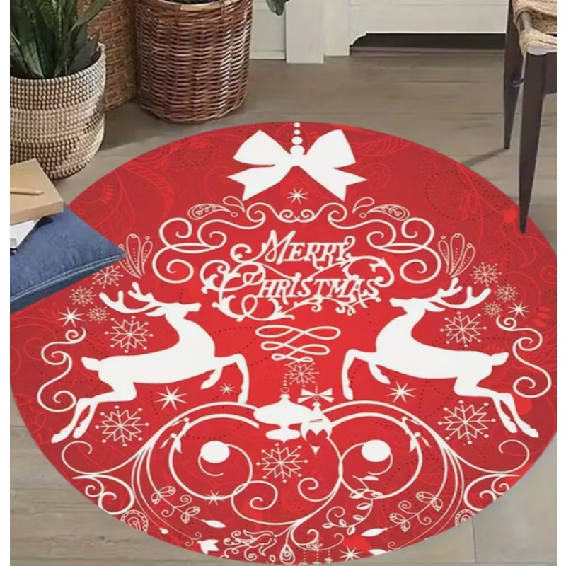Christmas Themed carpet Santa  - огляд і ціна Home Goods Bathroom Mats