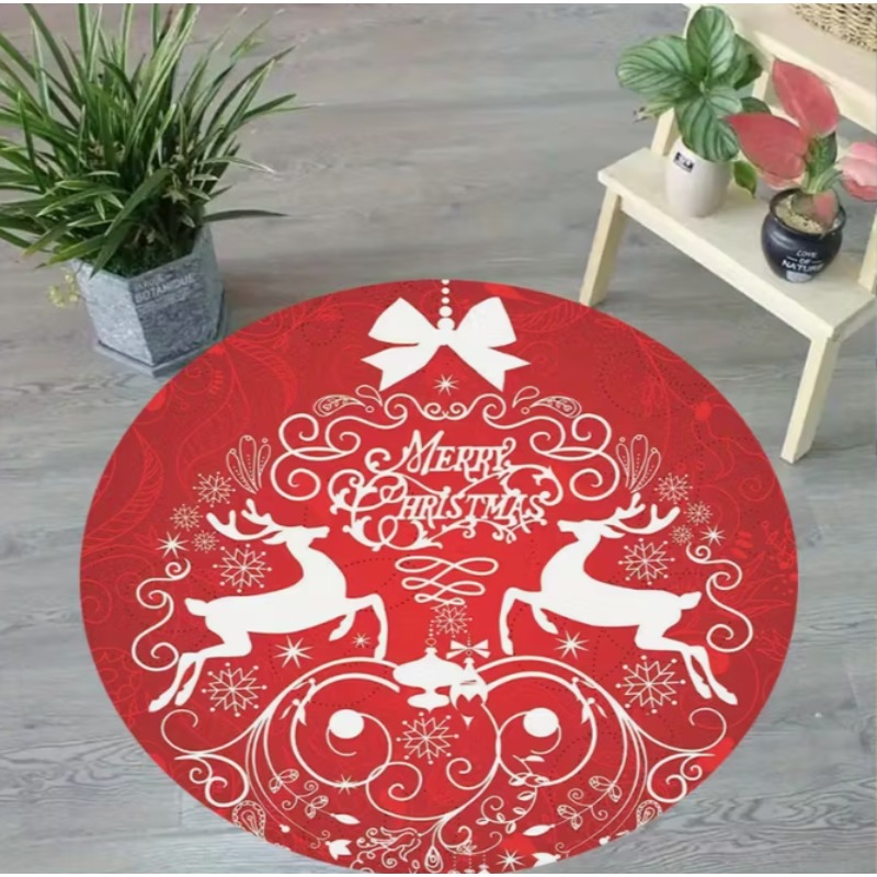 Christmas Themed carpet Santa  - огляд і ціна Home Goods Bathroom Mats