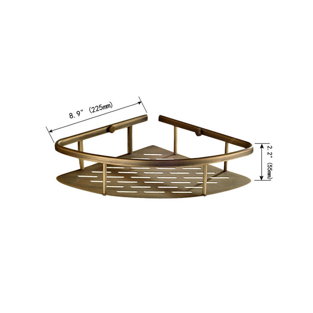Antique Brass Bathroom Accesso - огляд і ціна Bath Caddy Tray