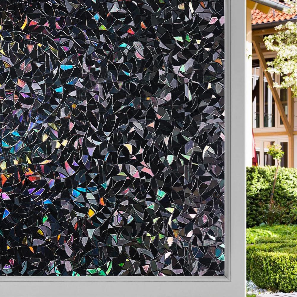 3D Black Rainbow Window Blacko - огляд і ціна Home Bathroom Window Tint