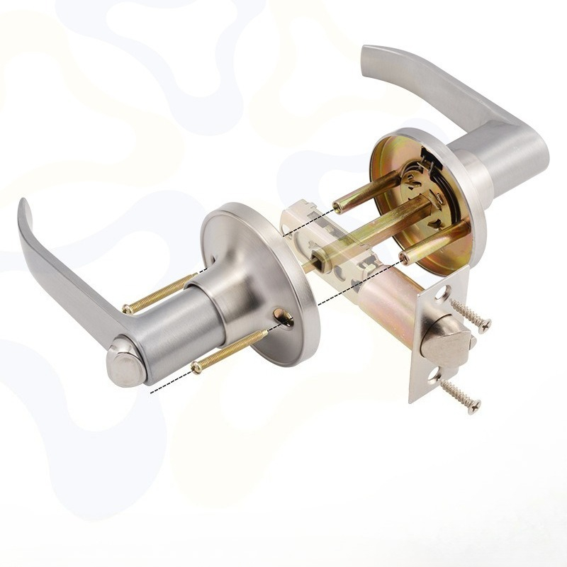 Door Lever Lock with 3 Keys Lo - огляд і ціна Home Bathroom Lock