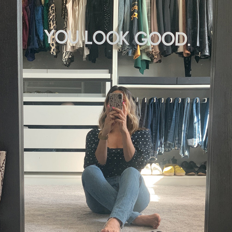 You Look Good Mirror Wall Stic - огляд і ціна Home Bathroom Floor Tiles
