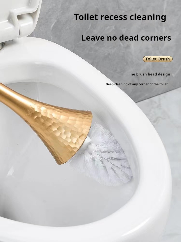 Luxury Gold Toilet Brush Set R - огляд і ціна Home Bathroom Cleaning Kit