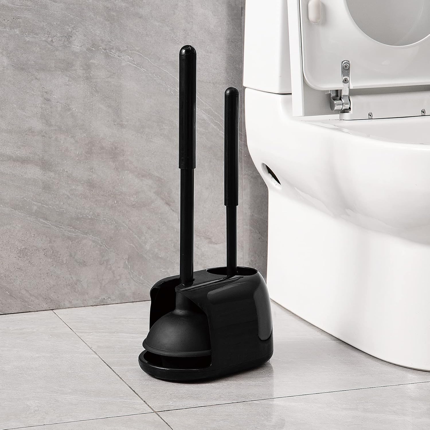2 In 1 Toilet Brush And Plunge - огляд і ціна Home Bathroom Cleaning Kit