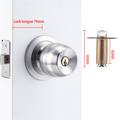 Stainless Steel Golden Round B - огляд і ціна Home Bathroom Lock