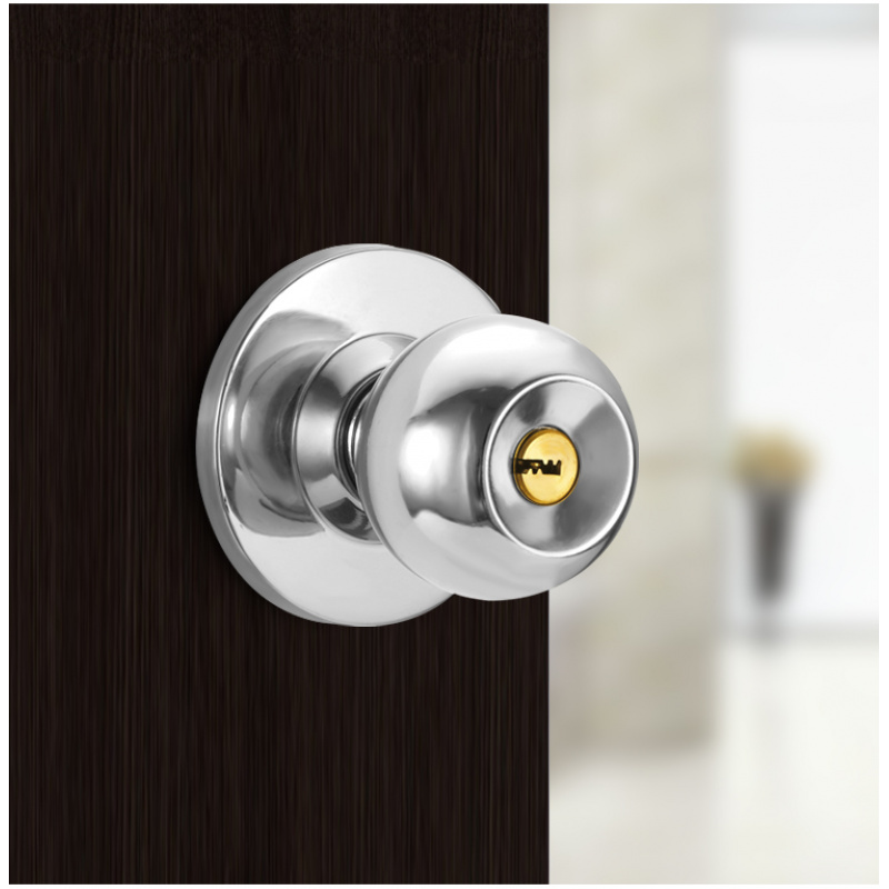 Metal Round Door Knobset Alumi - огляд і ціна Home Bathroom Lock