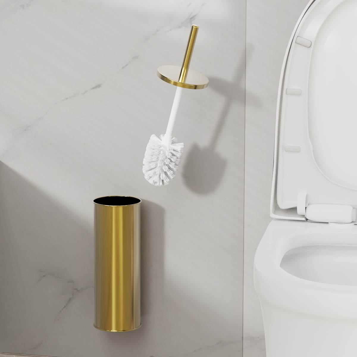 1 Set Wall Mounted Champagne G - огляд і ціна Home Bathroom Cleaning Kit
